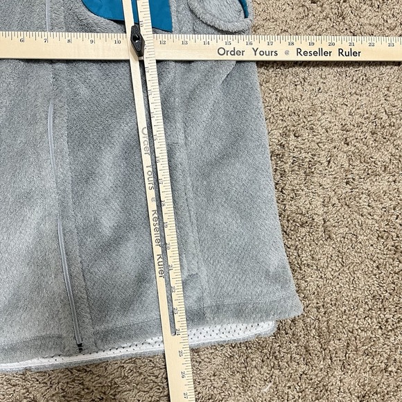 Patagonia Re-Tool Fleece Vest Womens M Gray Sleeveless Pocket Mock Neck Casual - Picture 5 of 5